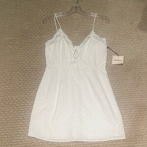 Superdown White Mini Dress